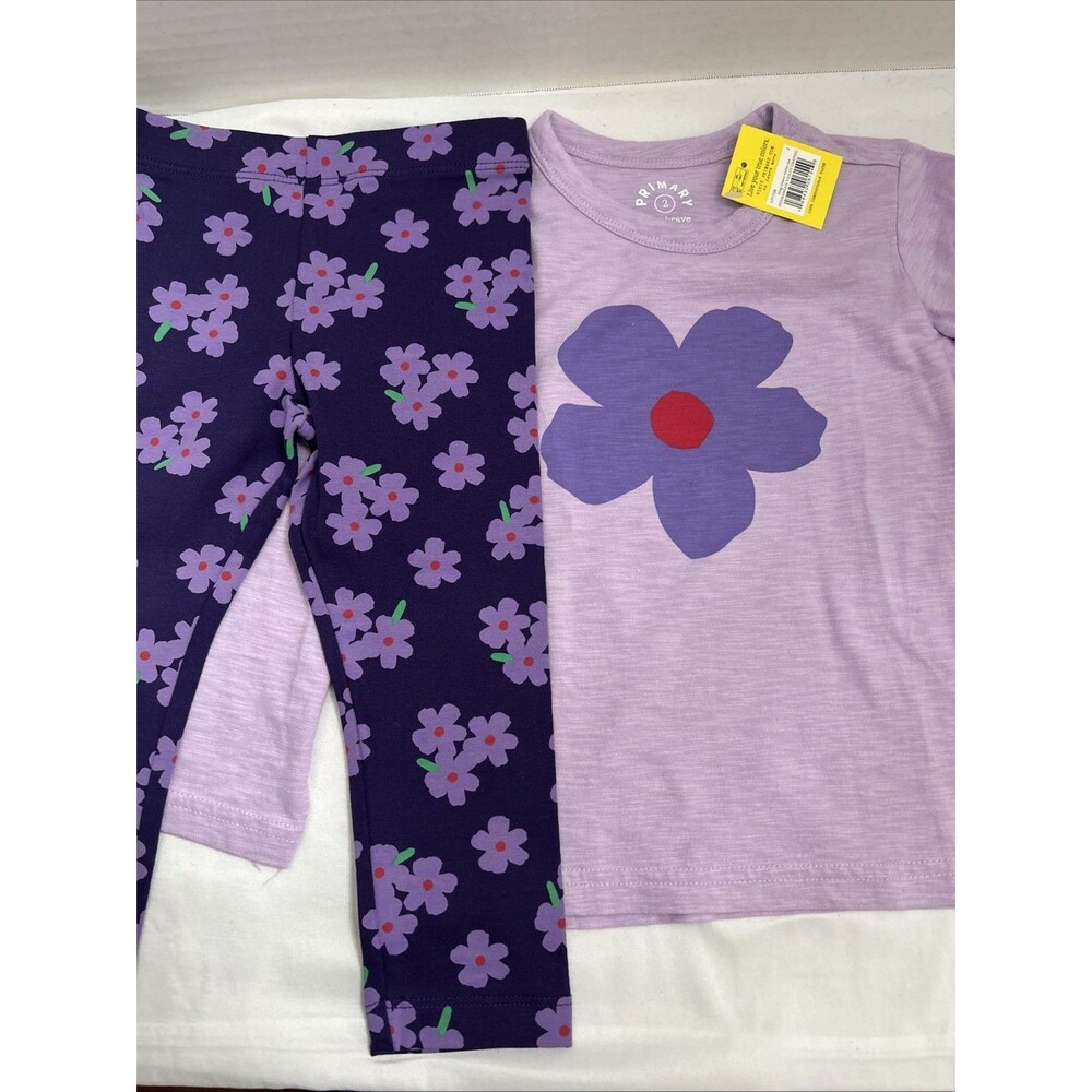 NWT Primary Be Brave Girls Size 2 Pant Blouse Set